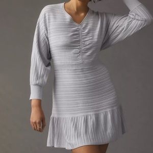Daily Practice by Anthropologie Long-Sleeve
Flared Sweater Mini Dress